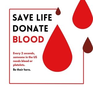 Be a hero, become a blood donor!